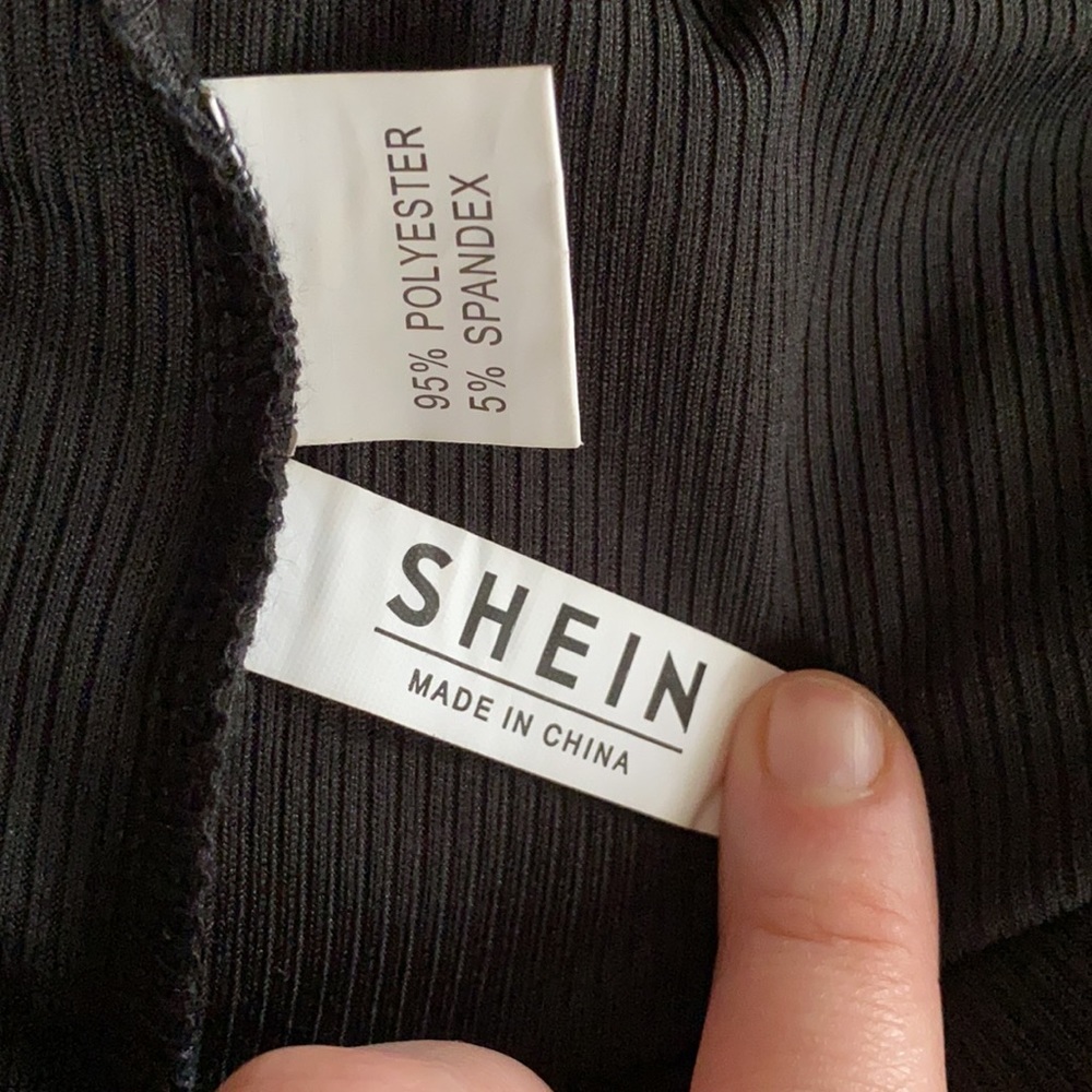 SHEIN Plus Size Ribbed Tee - Picture 5 of 6